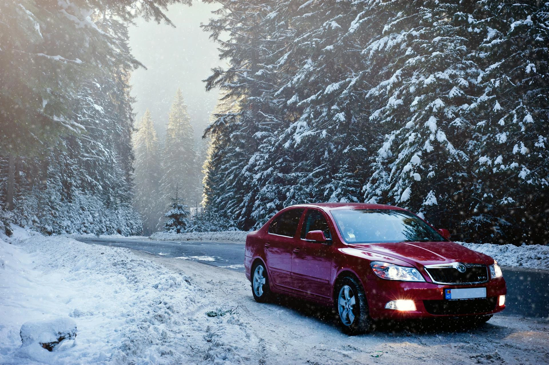 Car in snow